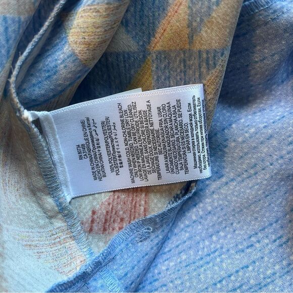 BCBG Geometric Patterned Sleeveless Dress size 0 - Picture 7 of 9